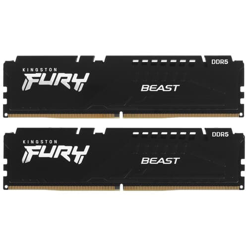 Kingston FURY Оперативная память Kingston FURY Beast Black [KF560C30BBEK2-32] 32 ГБ