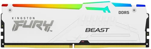 Kingston FURY Оперативная память Kingston Fury Beast AMD RGB White [KF560C36BWEA-32] 32 ГБ