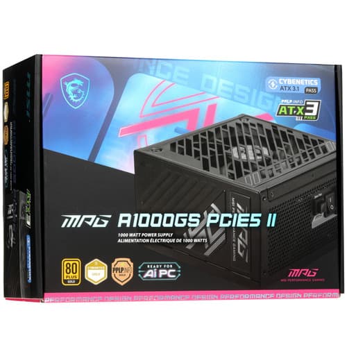 Блок питания MSI MPG A1000GS PCIE5 II [306-7ZPFY51-CE0] черный thumb 10