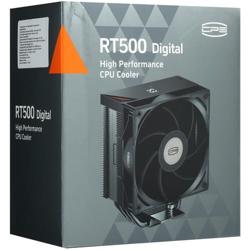 PCCooler Кулер для процессора PCCooler RT500 Digital BK [RT500-BKNWYL-GL] черный, фото 11