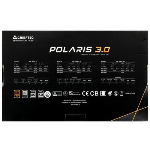 Блок питания Chieftec Polaris 3.0 PPS-1050FC-A3 [PPS-1050FC-A3] черный thumb 7