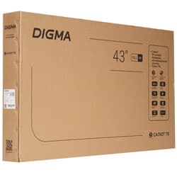 Digma 43" (109 см) Телевизор Digma DM-LED43SBB36 черный, фото 12