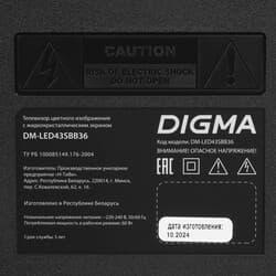 Digma 43" (109 см) Телевизор Digma DM-LED43SBB36 черный, фото 6
