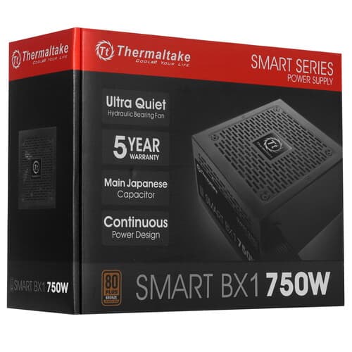 Блок питания Thermaltake Smart BX1 750W [PS-SPD-0750NNSABE-1] черный thumb 7