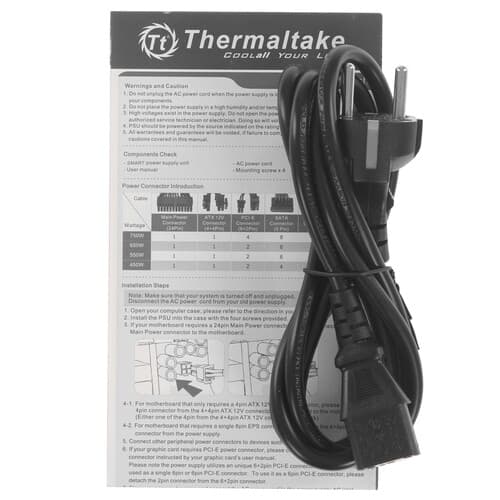 Блок питания Thermaltake Smart BX1 750W [PS-SPD-0750NNSABE-1] черный thumb 6