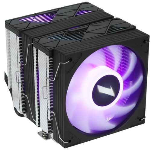 1STPLAYER Кулер для процессора 1STPLAYER CRYO CY12L-D [CY12L-D-BK] черный, фото 2