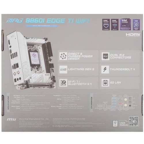 Материнская плата MSI MPG B860I EDGE TI WIFI thumb 9