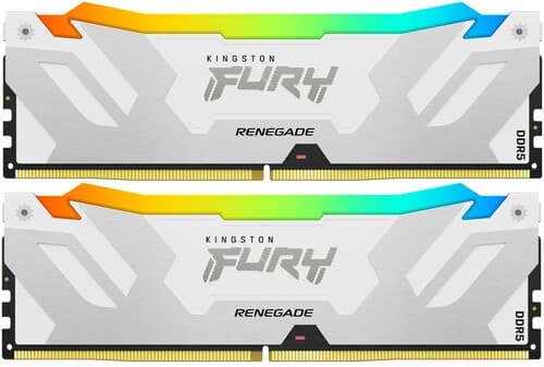 Kingston FURY Оперативная память Kingston Fury Renegade White RGB [KF564C32RWAK2-32] 32 ГБ