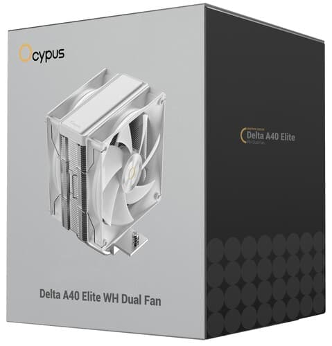 Ocypus Кулер для процессора Ocypus Delta A40 Elite Dual Fan [Delta-A40-WH2NNWN00X-GL] белый, фото 10