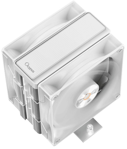 Ocypus Кулер для процессора Ocypus Delta A40 Elite Dual Fan [Delta-A40-WH2NNWN00X-GL] белый, фото 2