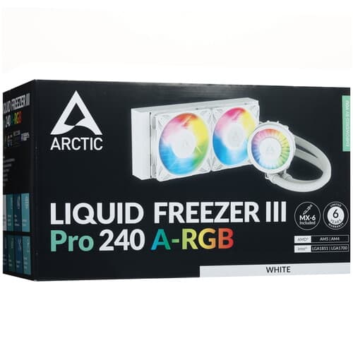 Система охлаждения ARCTIC Liquid Freezer III Pro 240 A-RGB  белая thumb 12