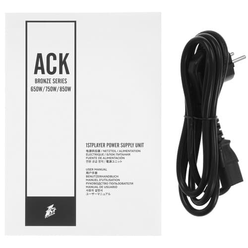 Блок питания 1STPLAYER ACK BRONZE [HA-850AA2] черный thumb 6