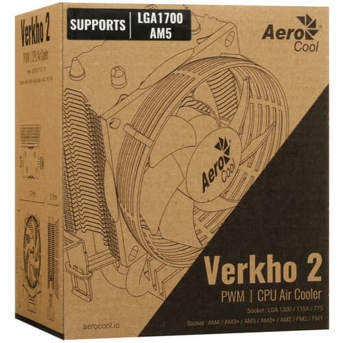 AeroCool Кулер для процессора AeroCool Verkho 2 [ACTC-NA20210.02] черный, фото 10