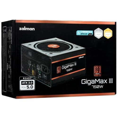 Блок питания ZALMAN GigaMax III 750W [ZM750-GV3] черный thumb 8