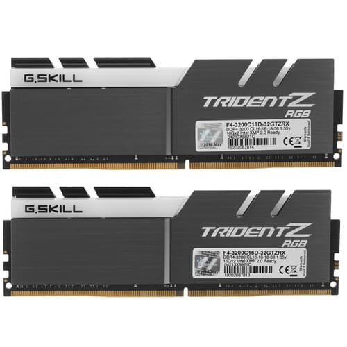 G.Skill Оперативная память G.Skill Trident Z RGB (AMD) [F4-3200C16D-32GTZRX] 32 ГБ, фото 2