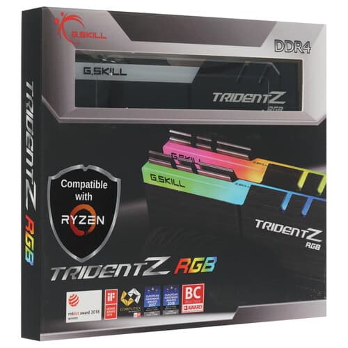 G.Skill Оперативная память G.Skill Trident Z RGB (AMD) [F4-3200C16D-32GTZRX] 32 ГБ, фото 3