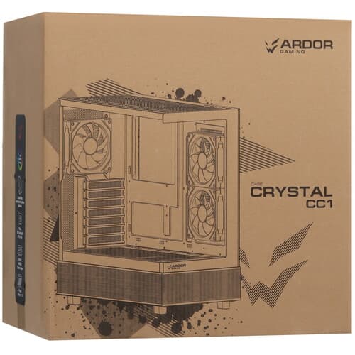 Корпус ARDOR GAMING Crystal CC1  белый thumb 15