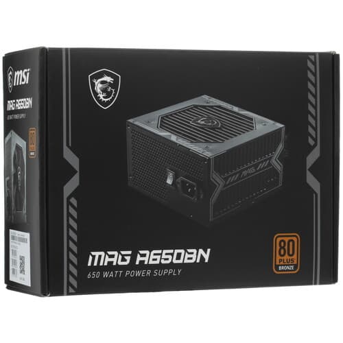 Блок питания MSI MAG A650BN [306-7ZP2B19-CE0] черный thumb 8