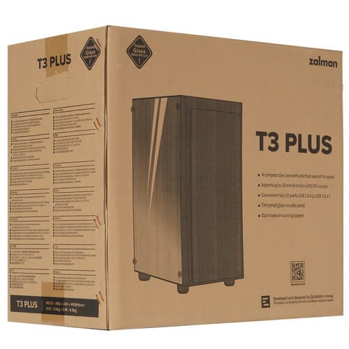 Корпус ZALMAN T3 PLUS  черный thumb 14
