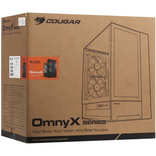 Корпус Cougar OmnyX [OmnyX Black] черный thumb 15
