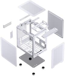 Корпус JONSBO C6-ITX [C6-ITXWhite] белый thumb 16