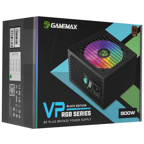 Блок питания GameMax VP-800-RGB  черный thumb 10