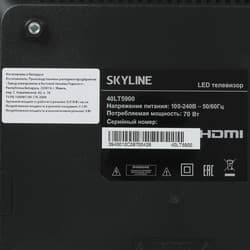 Skyline 40" (102 см) Телевизор Skyline 40LT5900 черный, фото 6