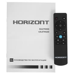 Horizont 32" (81 см) Телевизор Horizont 32LE7051D черный, фото 10