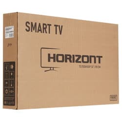 Horizont 32" (81 см) Телевизор Horizont 32LE7051D черный, фото 11