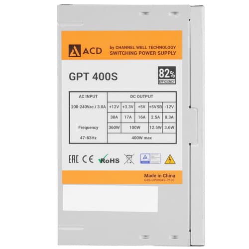 Блок питания ACD GPT400S  серый thumb 4