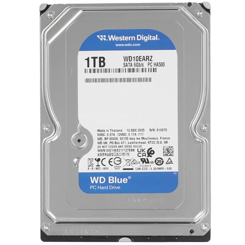 Western Digital 1 ТБ Жесткий диск WD Blue [WD10EARZ]