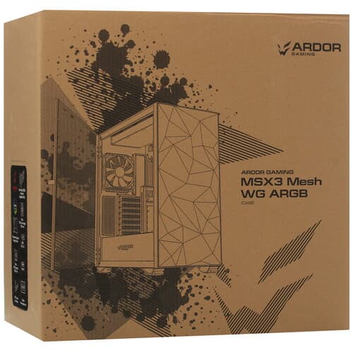 Корпус ARDOR GAMING MSX3 Mesh ARGB  белый thumb 15