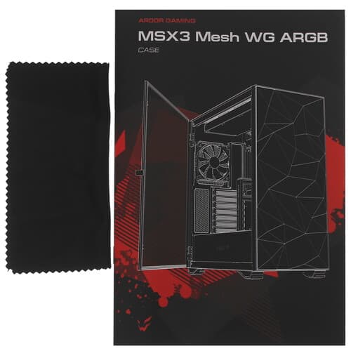 Корпус ARDOR GAMING MSX3 Mesh ARGB  белый thumb 14