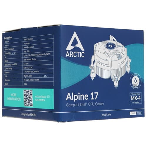 Arctic Кулер для процессора Arctic Cooling Alpine 17 [ACALP00040A] черный, фото 7