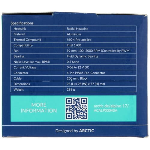 Arctic Кулер для процессора Arctic Cooling Alpine 17 [ACALP00040A] черный, фото 6