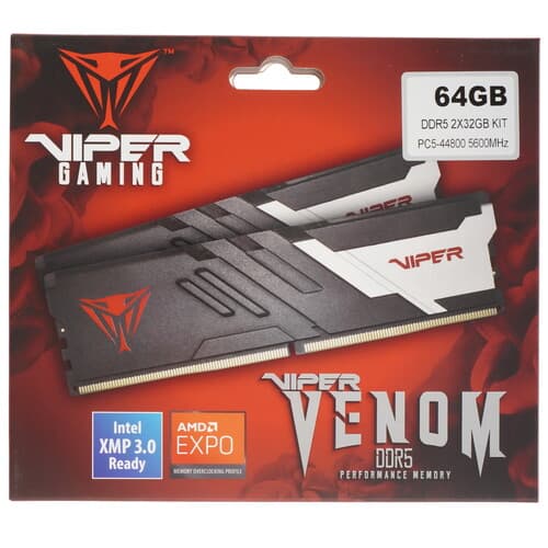 Patriot Memory Оперативная память Patriot Viper Venom [PVV564G560C40K] 64 ГБ, фото 4
