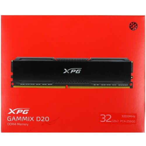 XPG (ADATA) Оперативная память ADATA XPG GAMMIX D20 [AX4U320032G16A-DCBK20] 64 ГБ, фото 4