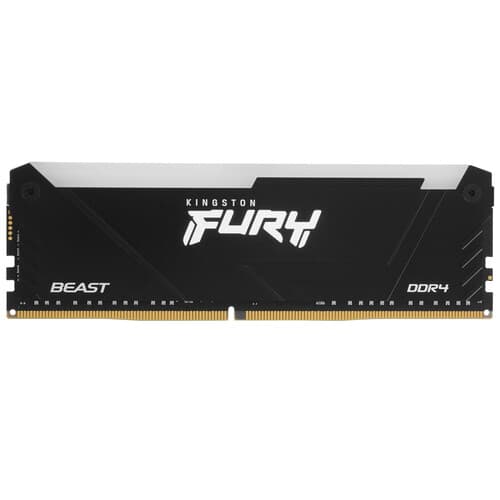 Kingston FURY Оперативная память Kingston FURY Beast Black RGB [KF432C16BB2A/8] 8 ГБ, фото 2