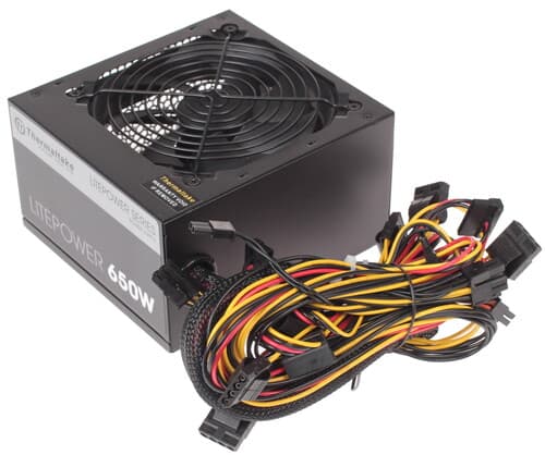 Блок питания Thermaltake Litepower 650W [LTP-0650P-2] черный thumb 1