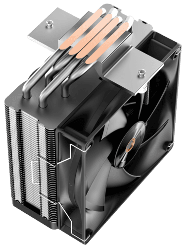 Ocypus Кулер для процессора Ocypus Delta A40 Elite BK [Delta-A40-BK1NNWN00E-GL] черный, фото 16