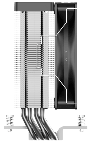 Ocypus Кулер для процессора Ocypus Delta A40 Elite BK [Delta-A40-BK1NNWN00E-GL] черный, фото 15