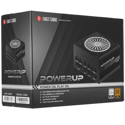Блок питания Chieftec PowerUP 750W [GPX-750FC] черный thumb 6