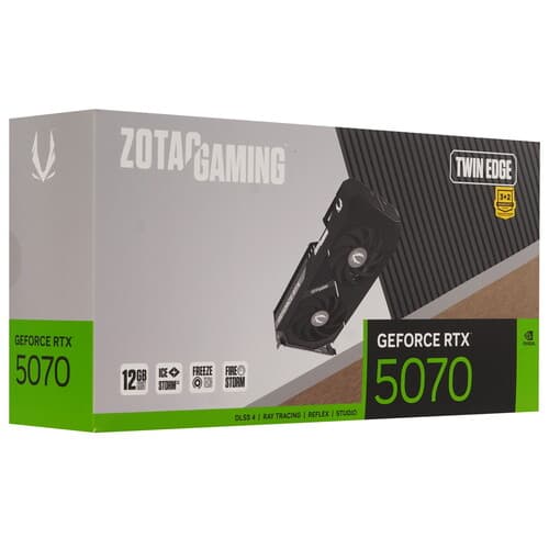 Zotac Видеокарта Zotac GeForce RTX 5070 GAMING Twin Edge [ZT-B50700E-10P], фото 10
