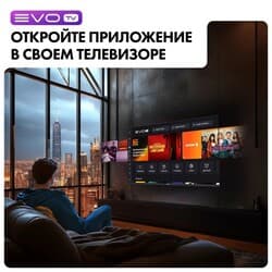 EVO TV 43" (109 см) Телевизор EVO TV 43 QLED серый, фото 11