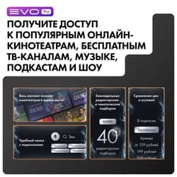 EVO TV 43" (109 см) Телевизор EVO TV 43 QLED серый, фото 12