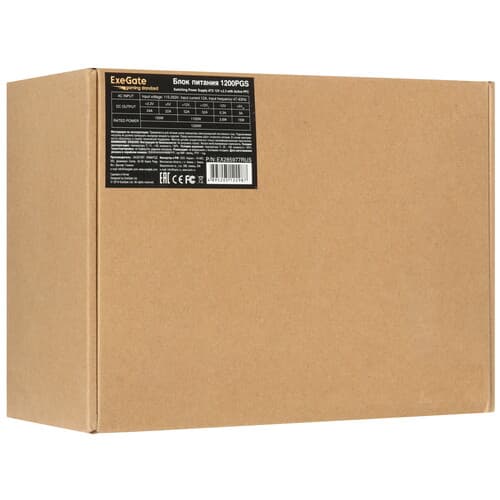 Блок питания ExeGate Gaming Standard 1200PGS [EX285977RUS] черный thumb 8