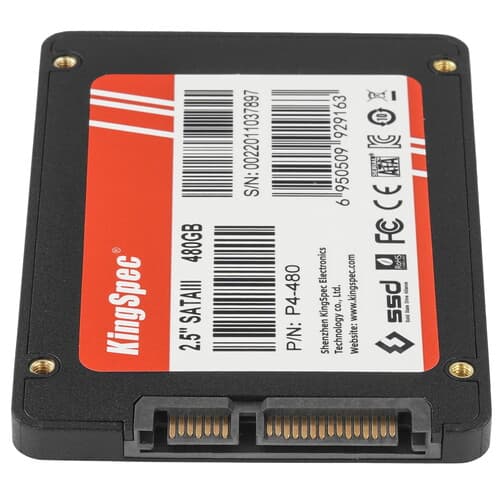 KingSpec 480 ГБ 2.5" SATA накопитель KingSpec P4-480, фото 3