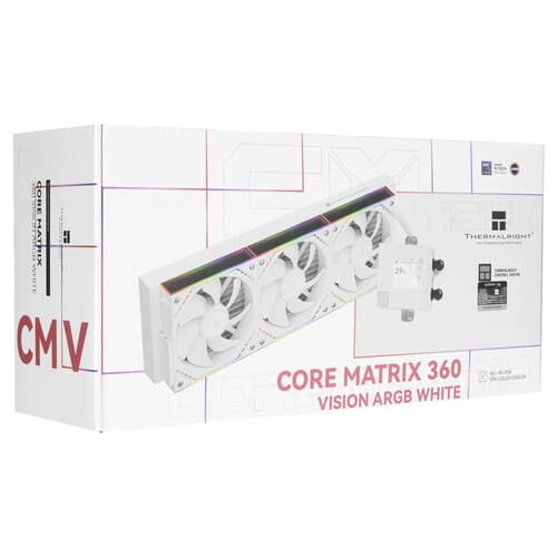 Система охлаждения Thermalright Core Matrix 360 Vision Argb  белая thumb 10