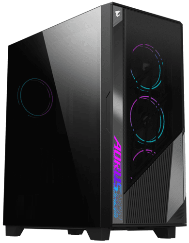 Корпус GIGABYTE AORUS C500 GLASS [28300-AC500-1CKR] черный thumb 1