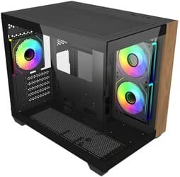 Корпус Cooler Master Elite 481 Wood [E481-KHNN-S00] черный thumb 2